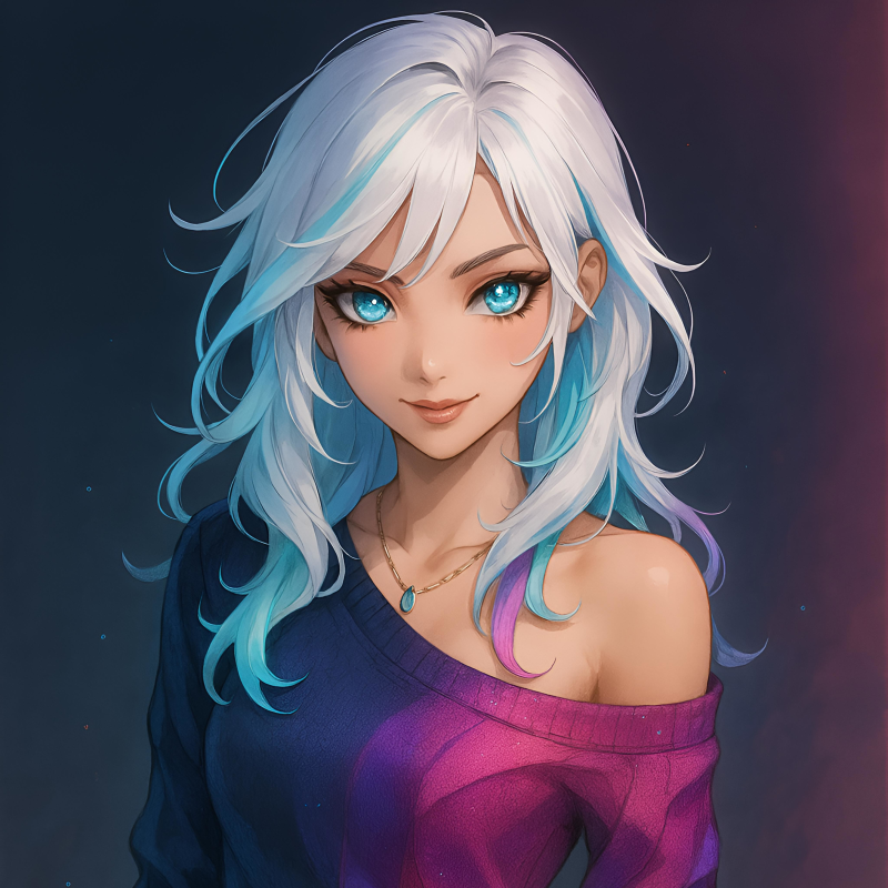 Character portrait of Aichiki, the concierge AI